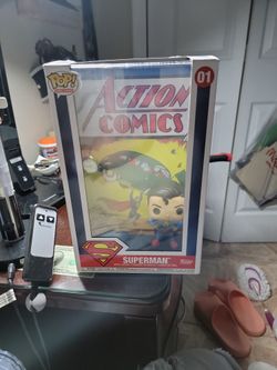 super man comic book funko pop
