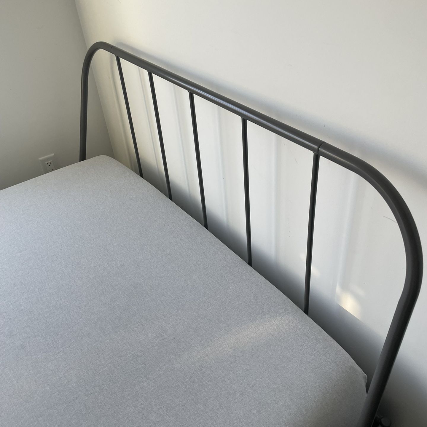 IKEA KOPARDAL Queen Bed Frame + Wooden Base for Sale in Jersey