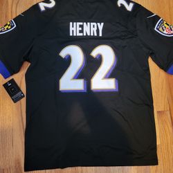 NFL Baltimore Ravens Baltimore Ravens football uniform Derrick Henry jersey No.22