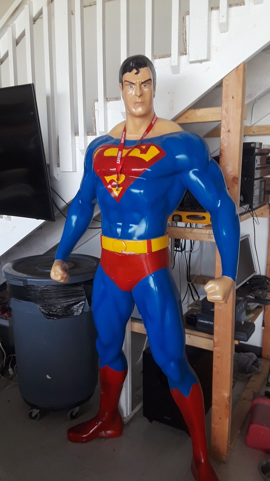 Lifesize superman statue