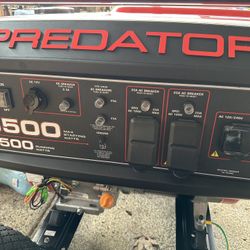  ***Like New*** Predator 6500 Gas Generator With Wheel Kit