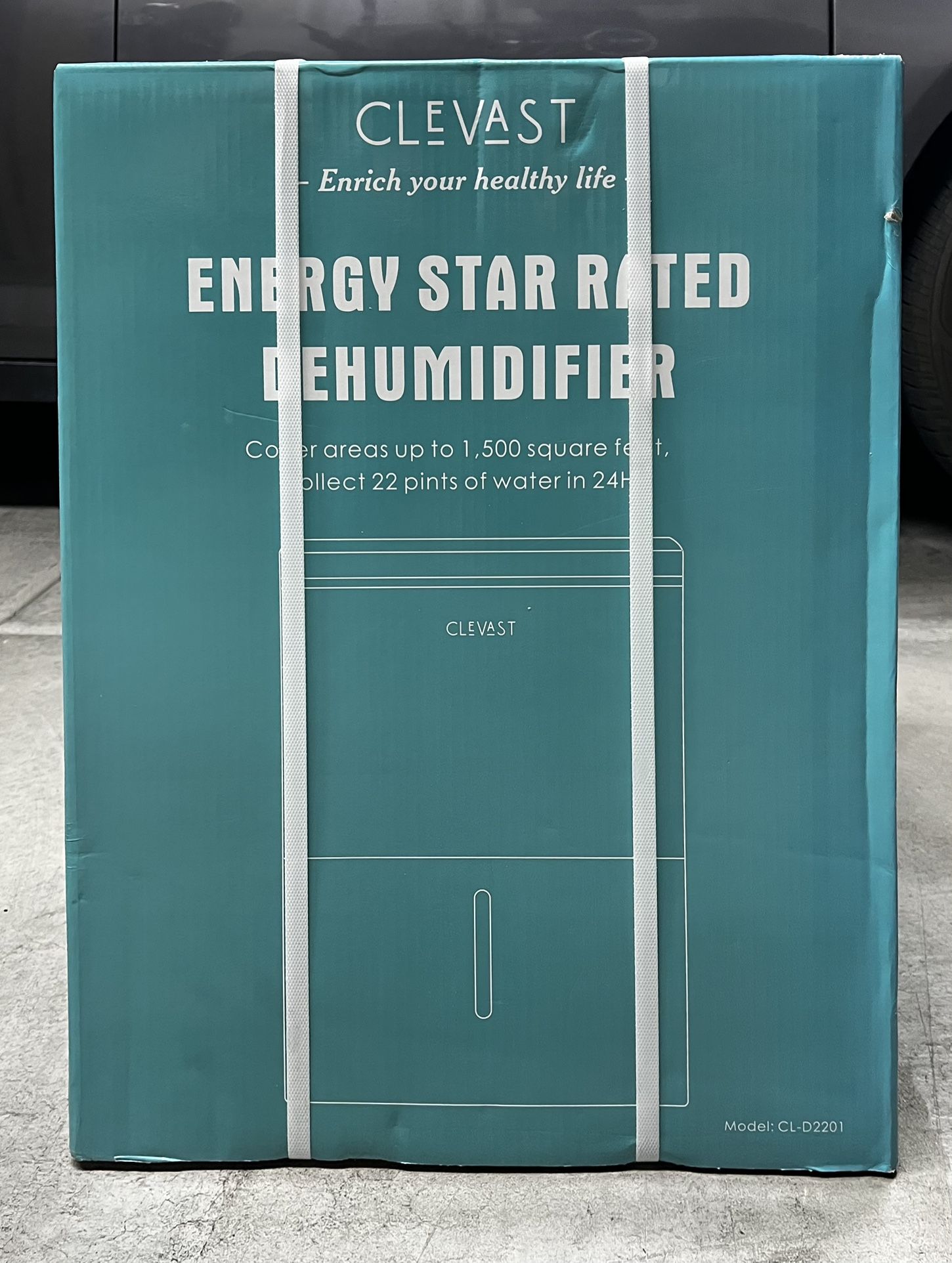 CLEVAST 1,500 Sq. Ft Smart Wi-Fi Dehumidifier With App Energy Star, 22 Pint Dehumidifier With Reusable Air Filter For Basement, Bedrooms, Bathrooms, L