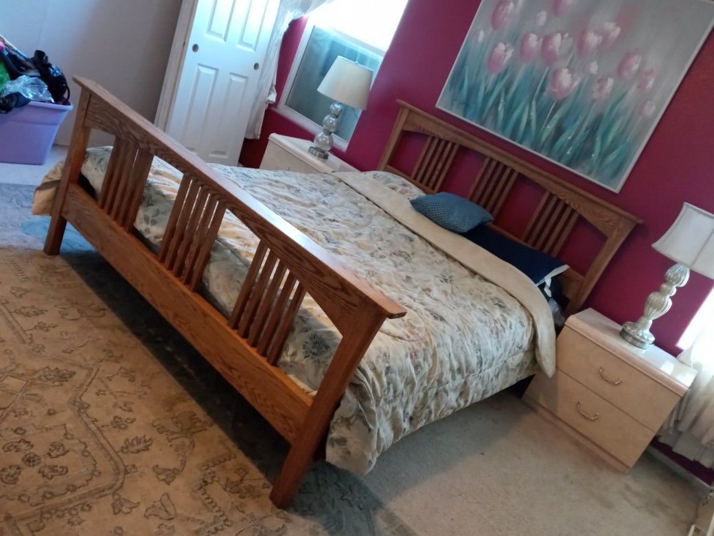 Ashley Wood Queen Bed Frame