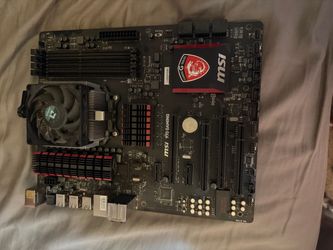 Msi 970 motherboard with and 5500 black series