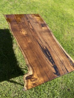 Hand made solid slab coffee table