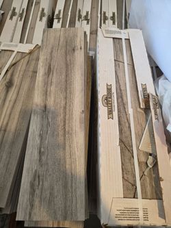 Porcelain wood looking tile