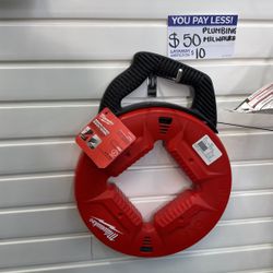 Milwaukee 1/8” Steel Fishing Tape