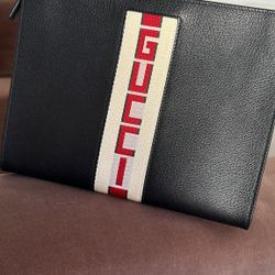 Authentic Gucci OPHIDIA LEATHER CLUTCH BAG