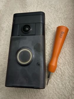 RING doorbell with hardware