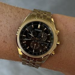 Citizen Watch Gold Steel Band 