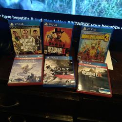 Ps4 Games(great Deal)