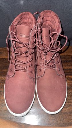 Burgundy Timberlands