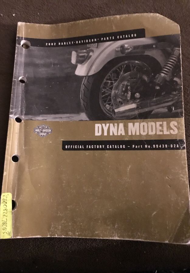 2002 factory parts list for DYNA models