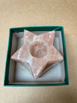 New Star Shape Himalayan Salt Candle Holder Great As Gift For Mother’s Day 