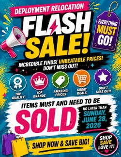 Relocation Sale: EVERYTHING MUST GO