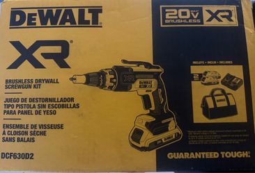 NEW DeWalt 20V MAX XR Brushless Drywall Screwgun Kit (DCF630D2) - Sealed