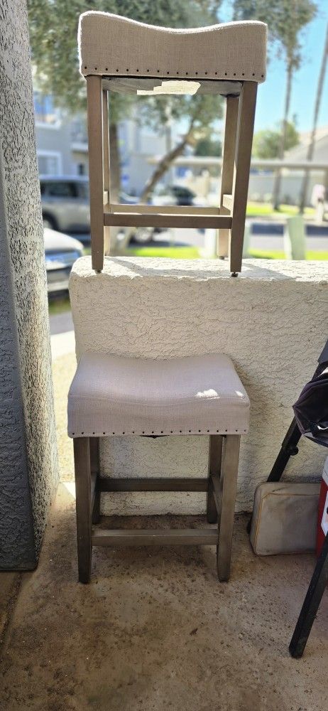 Cushioned Stools $30 For The Pair