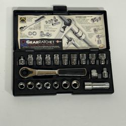 Gear Ratchet Socket Set