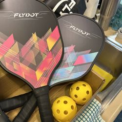 Flydot NEW! Pickleball Paddles Set of 4, USAPA Approved