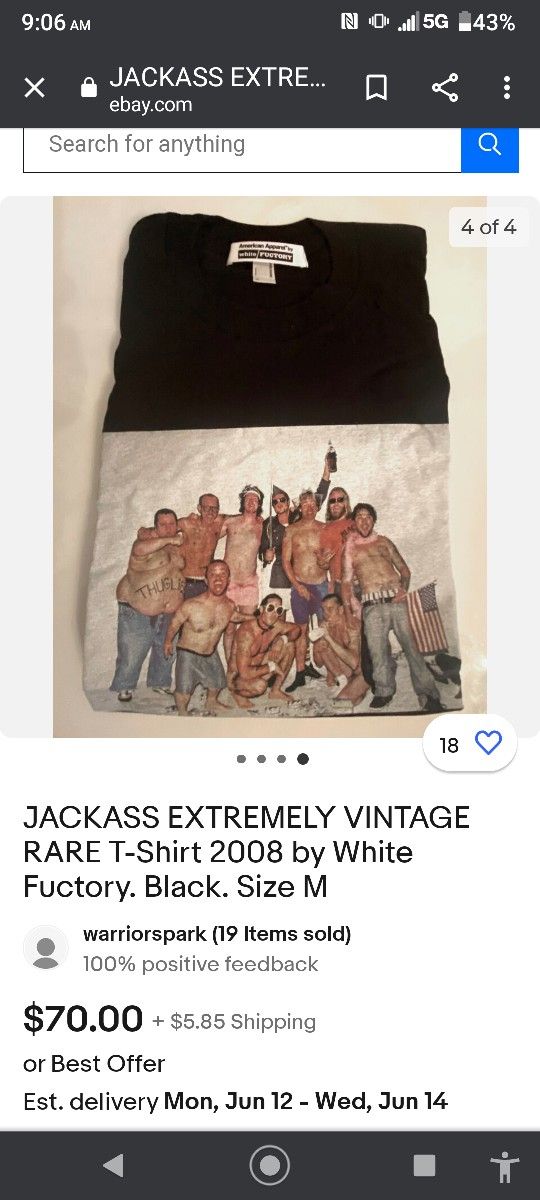 Jackass /Terry Richardson T-shirt