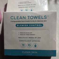 Face towels to dry & clean skin 2x $6
