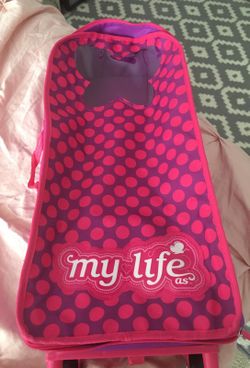 My life dolls rolling luggage