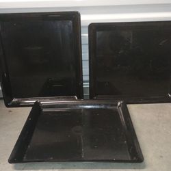 Large Black Lackered Serving Trays 30 By 30 Inch 