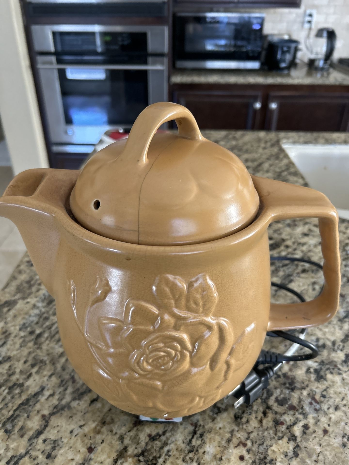 Ceramic Electric Herbal Cooker / Tea Pot