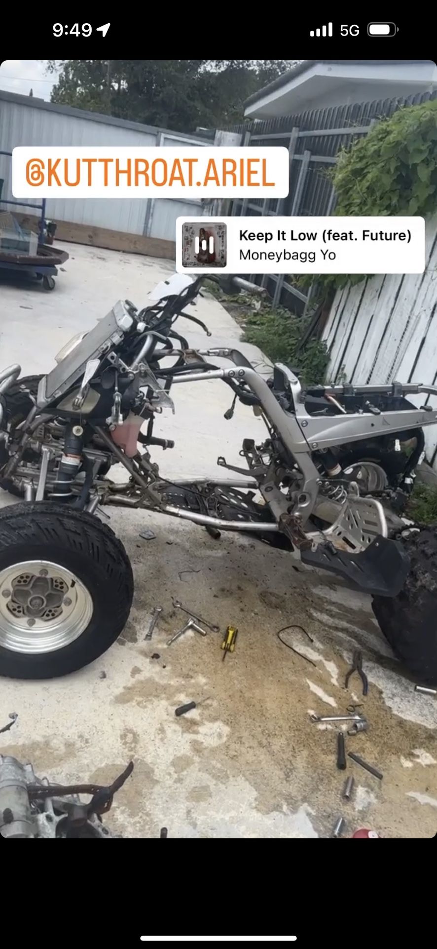 Raptor 700 Rolling Frame Wire Harness As Shown In Picture 1000$ Firm