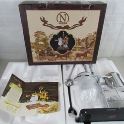 Nispira Belgian Royal Siphon Coffee Maker Silver New

