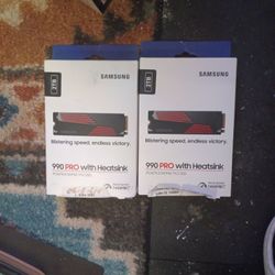 Samsung 2TB 990 Pro SSD with Heatsink - $150each
