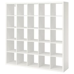 IKEA Kallax 5 x 5 White Cube Shelving Unit - Assembled - $149 Or Best Offer 