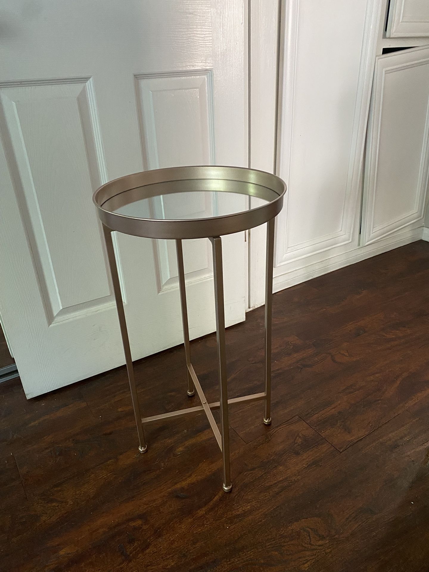 Rose Brushed Side End Table