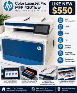 HP COLOR LASERJET PRO – LIKE NEW!