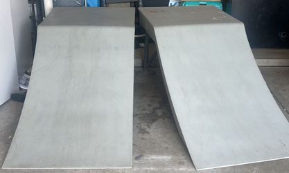 2 large skateboard ramp (teen summer)