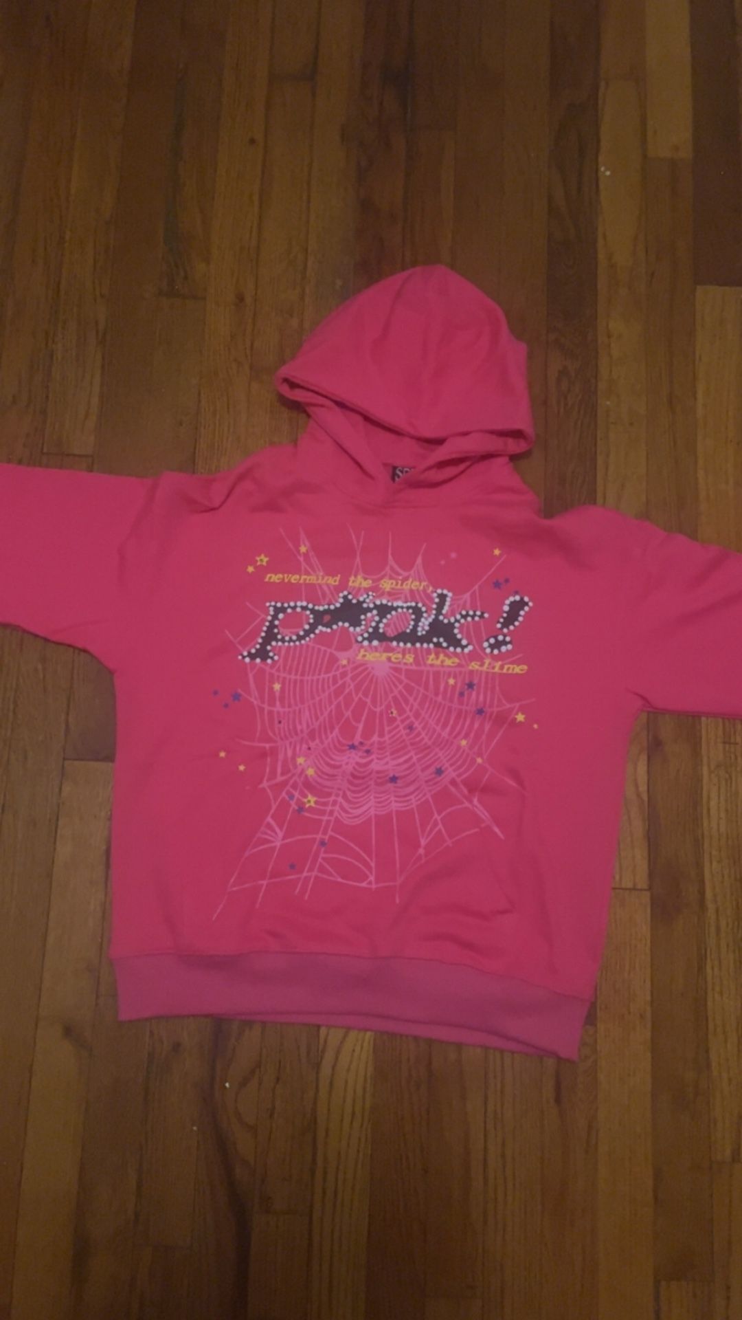 Pink Sp5der hoodie