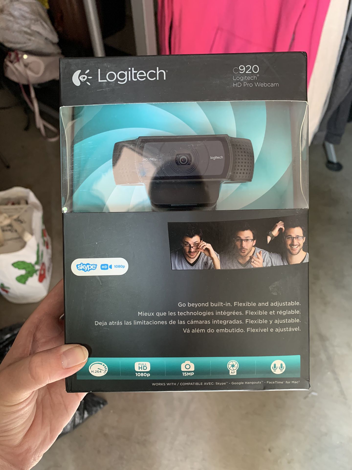 never opened logitech webcam video hd