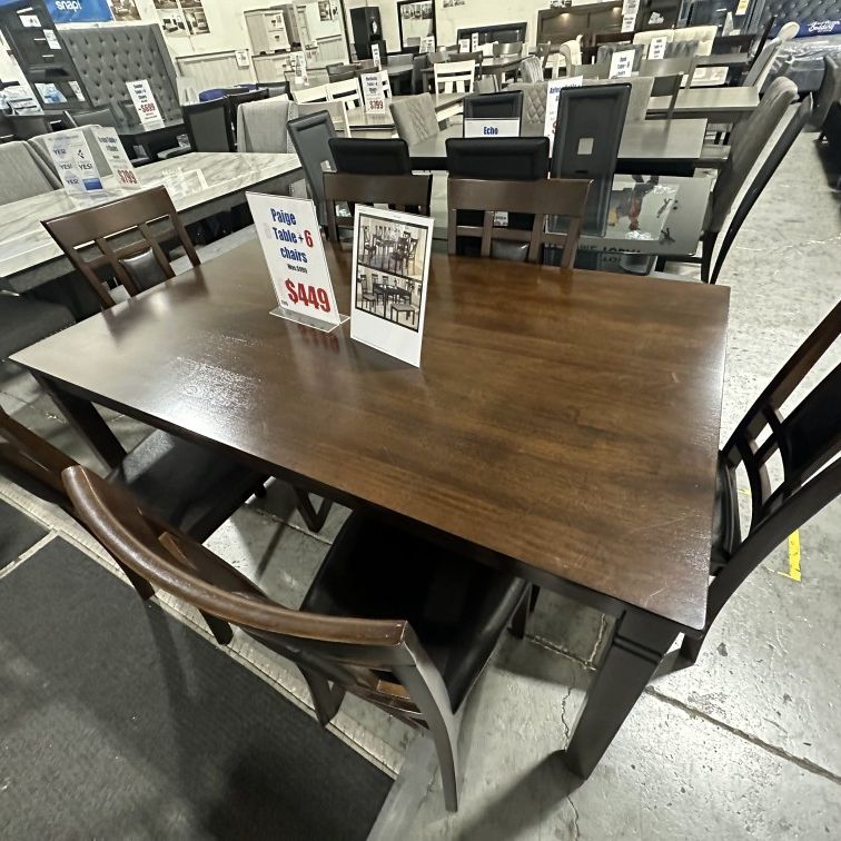 Dining Set Table And Four Chairs Brand New.$49 down same day delivery available 