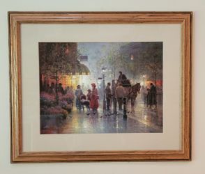 G Harvey The Blessing 1994 Signed Numbered 9220 Ltd Ed Lithograph 34x28