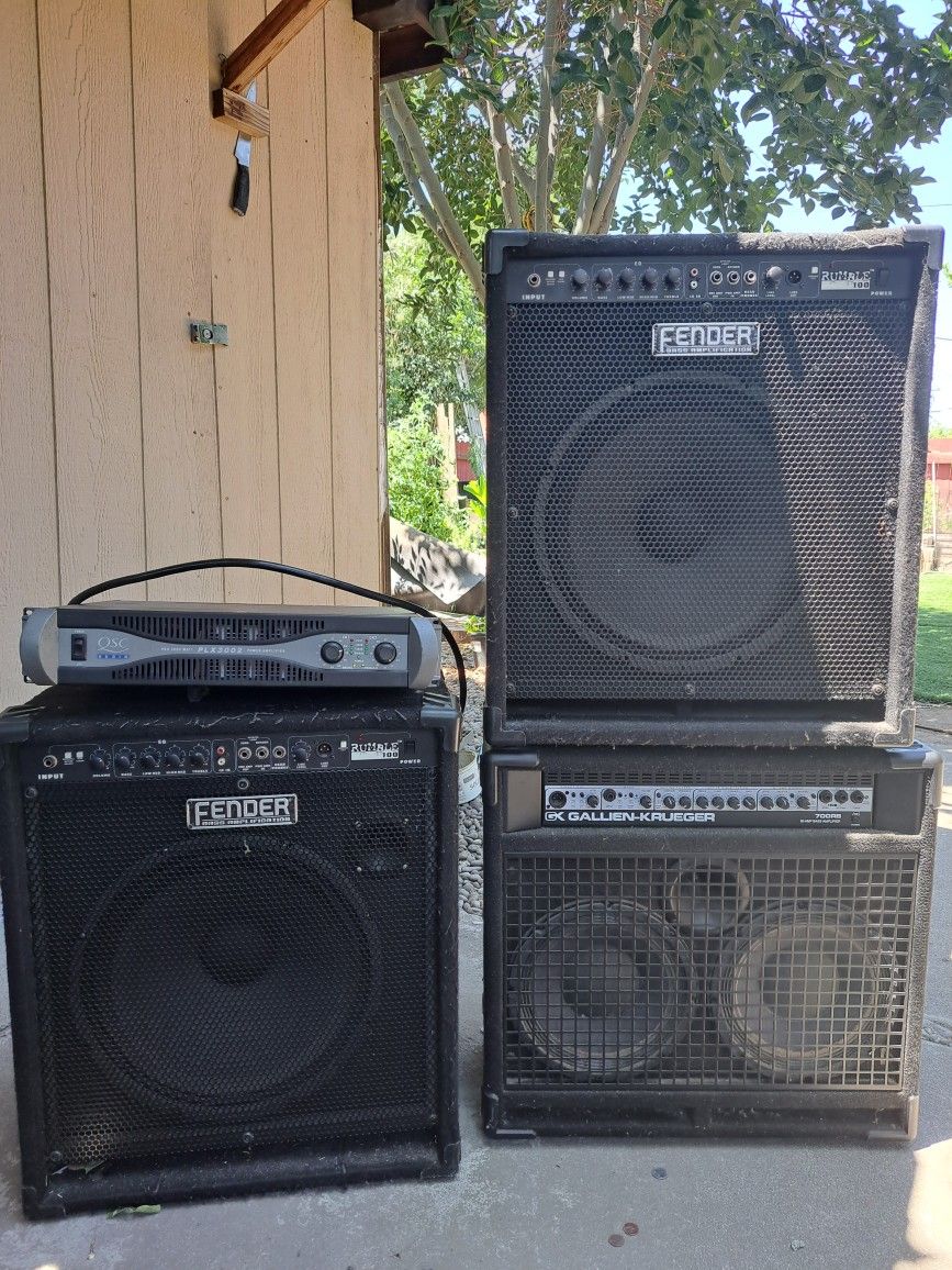 Amplifier &speakers/ Amplificador Y Bocinas