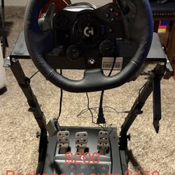 Logitech G923 Xbox Steering Racing Wheel, Pedals And Stand 