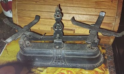 Antique Cast Iron Balance Scale, Made in Germany