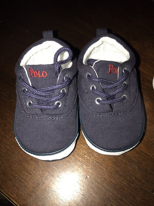 Baby polo crib shoes