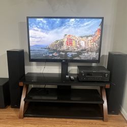 Sound System: Receiver, Speakers, Sub