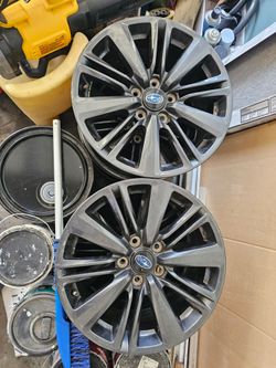 17 Inch 5x114 WRX wheels. SET OF 4
