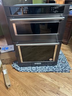 send offers!! need gone asap! Kitchen aid Negotiable! KitchenAid KOEC530PBS Walloven combo