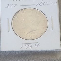 1964 Kennedy Half Dollar Had Looked At By Pcgs.  Its A Ms 65 Grade