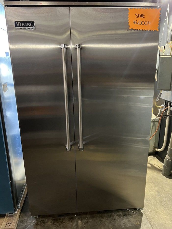 Viking Stainless Steel Built In Refrigerator