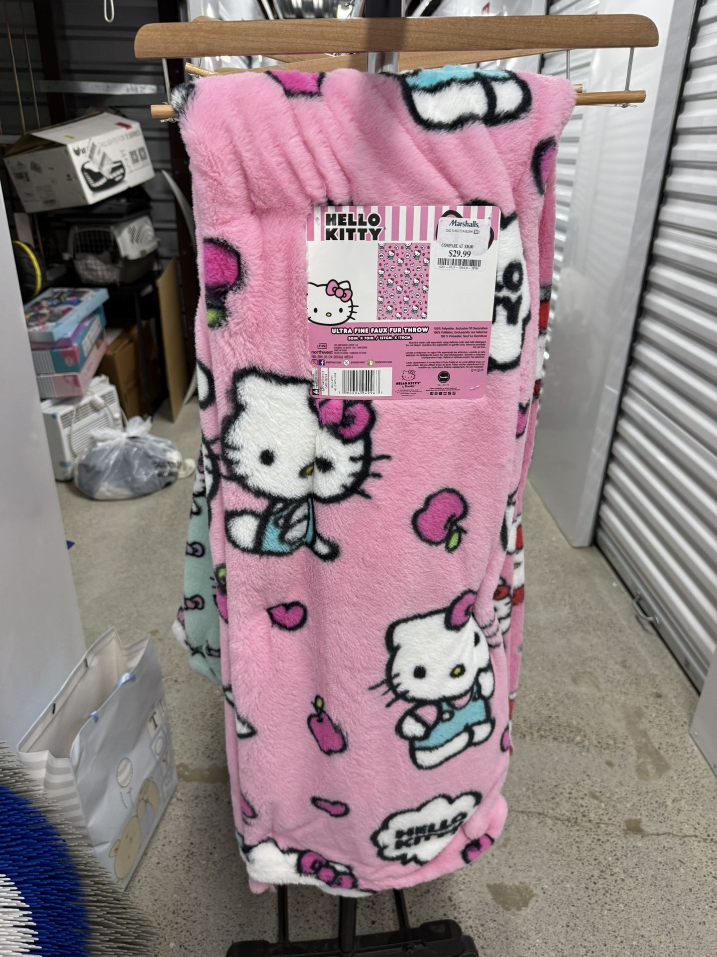 Faux Fur Hello Kitty Blankets