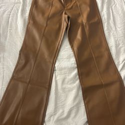 Free People leather pants